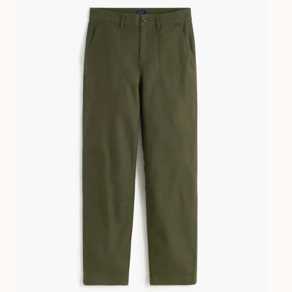 J.Crew Women’s Pants Style BT131 FA23 | Size P6 | 100% Cotton | Army Green | NWT